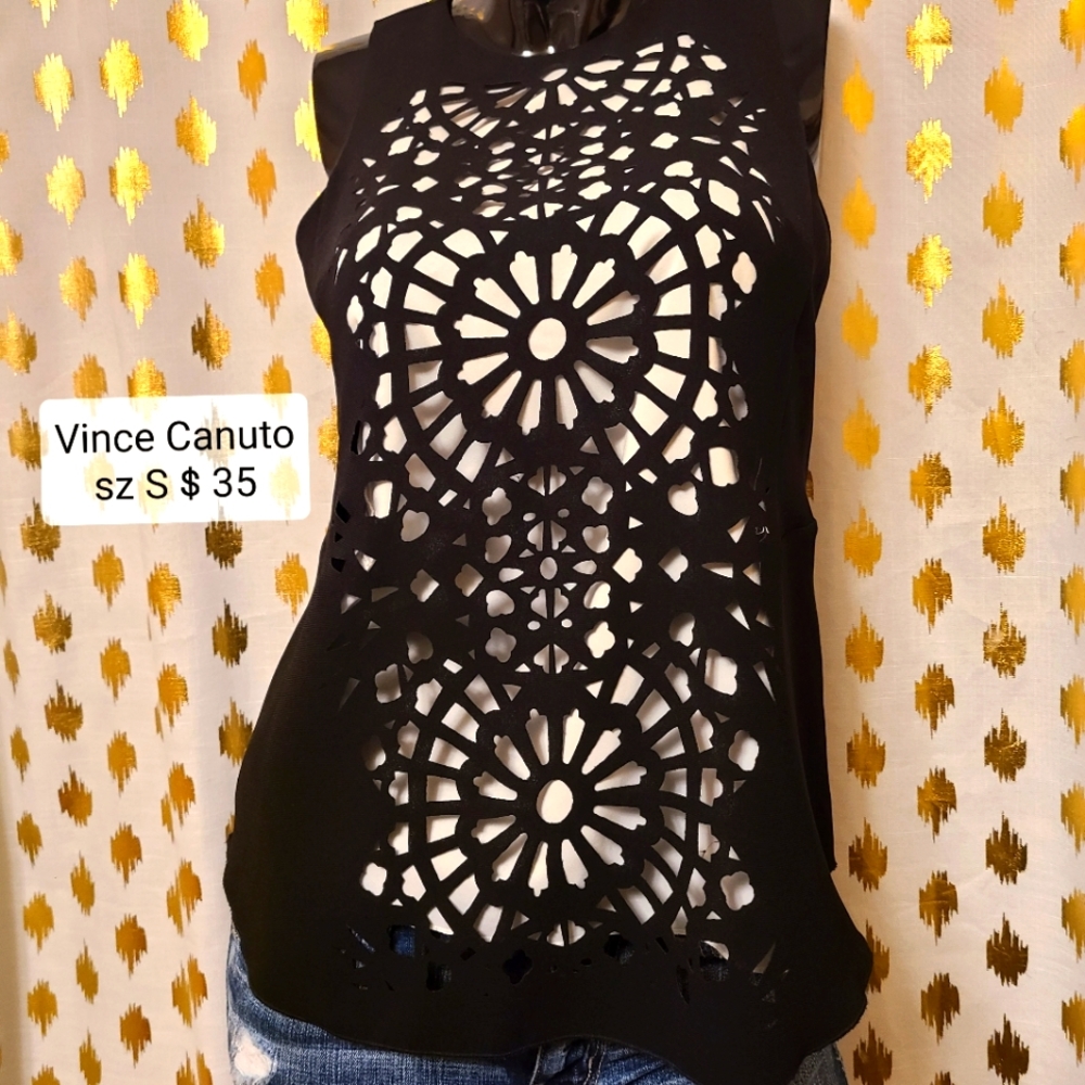 Vince Camuto black Blouse size S